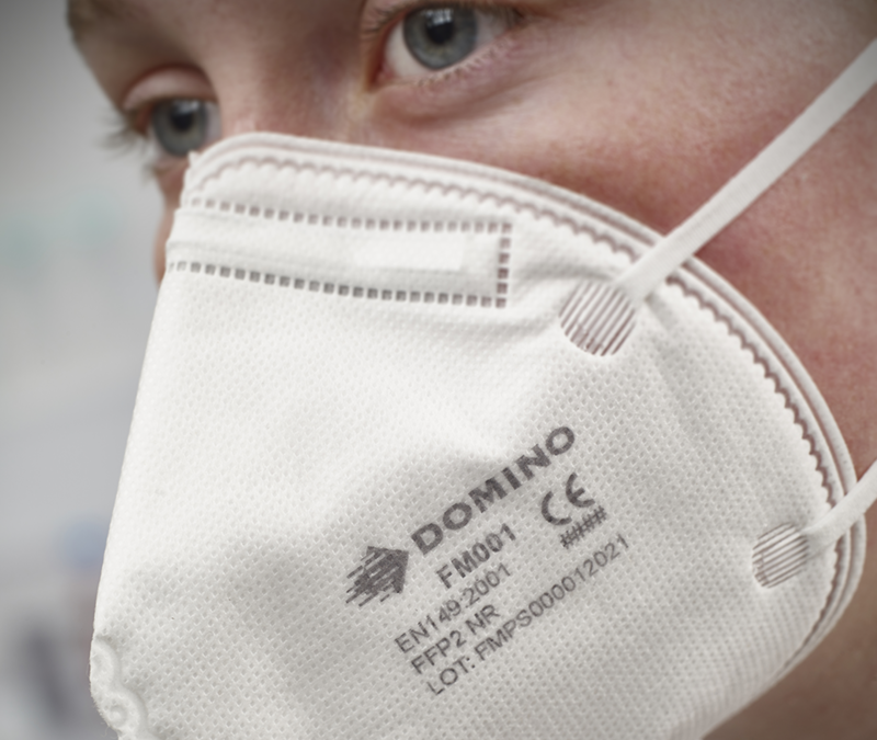 Domino’s Food Packaging Ink Supports Coding On Respirator Face Masks